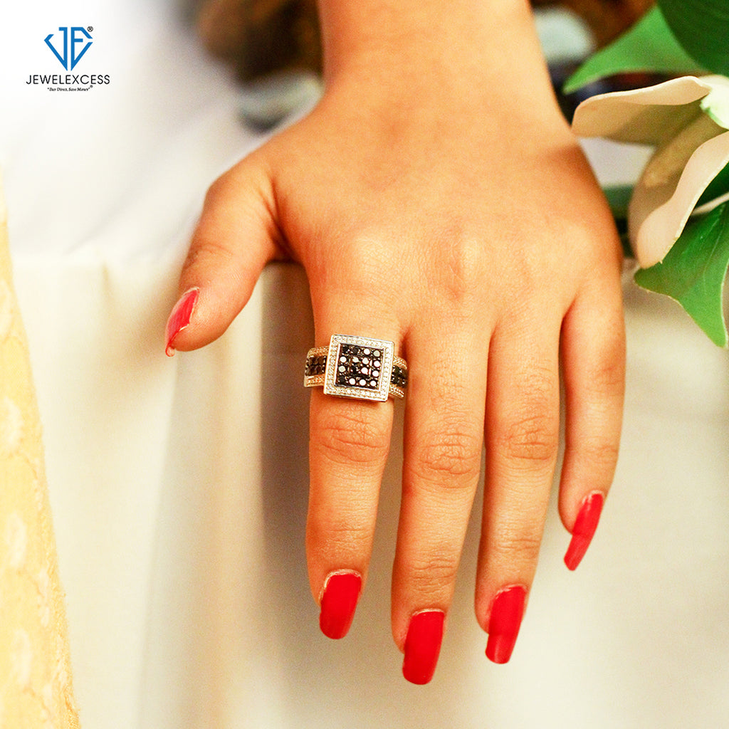 10 pcs/set Golden/black Ring set women Wedding Anniversary rings for girls  - Sale price - Buy online in Pakistan - Farosh.pk